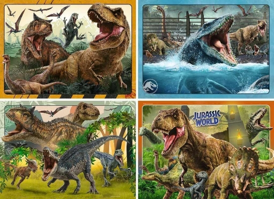 Imagine PUZZLE JURASSIC WORLD BUMPER PACK 4X100 