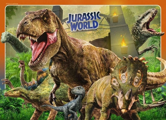 Imagine PUZZLE JURASSIC WORLD BUMPER PACK 4X100 