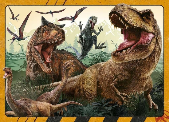 Imagine PUZZLE JURASSIC WORLD BUMPER PACK 4X100 