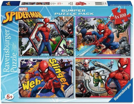 Imagine PUZZLE MARVEL SPIDER MAN 4X100 