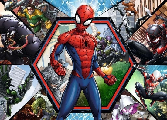 Imagine PUZZLE MARVEL SPIDER MAN 4X100 