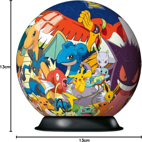 Imagine PUZZLE 3D GLOB POKEMON 73 PIESE