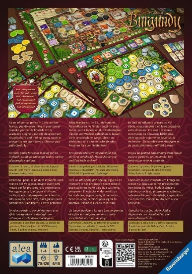 Imagine RAVENSBURGER JOC THE CASTLES OF BURGUNDY
