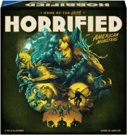 Imagine RAVENSBURGER JOC HORRIFIED MONSTRI AMERICANI IN LIMBA ENGLEZA 