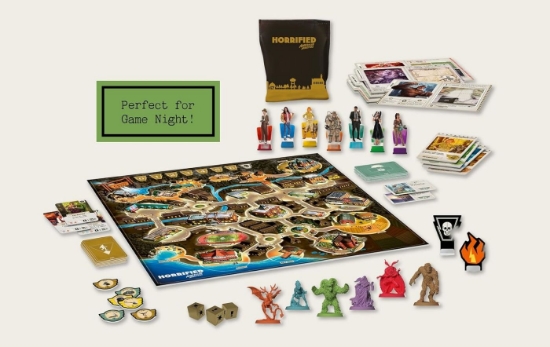 Imagine RAVENSBURGER JOC HORRIFIED MONSTRI AMERICANI IN LIMBA ENGLEZA 