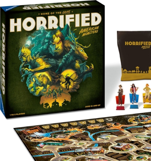 Imagine RAVENSBURGER JOC HORRIFIED MONSTRI AMERICANI IN LIMBA ENGLEZA 