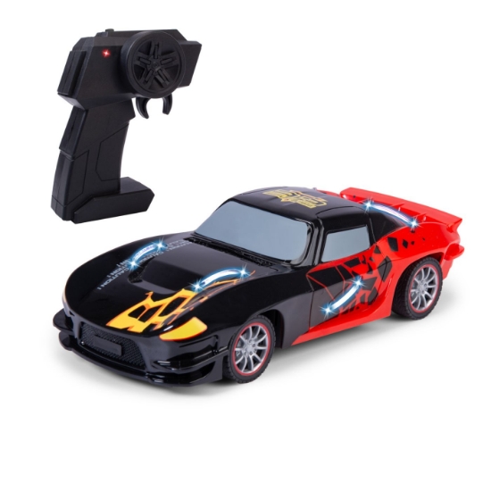 Imagine DICKIE TOYS MASINUTA NIGHT PHANTOM RC CU TELECOMANDA 2.4GHz SCARA 1 LA 18