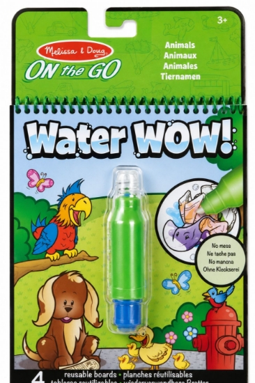 Imagine MELISSA AND DOUG WATER WOW CARTE DE COLORAT ANIMALE CU APA 