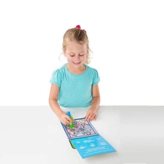 Imagine MELISSA AND DOUG WATER WOW CARTE DE COLORAT ANIMALE CU APA 