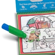Imagine MELISSA AND DOUG WATER WOW CARTE DE COLORAT ANIMALE CU APA 