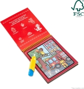Imagine MELISSA AND DOUG WATER WOW CARTE DE COLORAT VEHICULE CU APA 