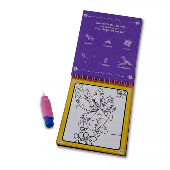 Imagine MELISSA AND DOUG WATER WOW CARTE DE COLORAT BASM CU APA 
