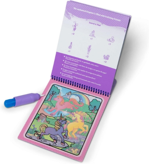 Imagine MELISSA AND DOUG WATER WOW CARTE DE COLORAT UNICORNI CU APA 