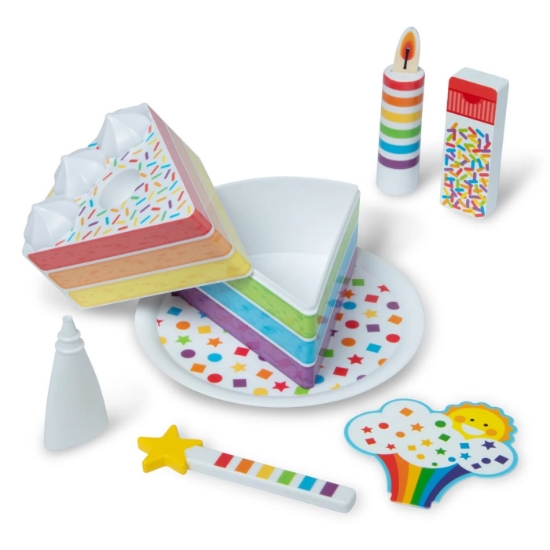 Imagine MELISSA AND DOUG SET TORT DE ZI DE NASTERE CU LUMANARI 