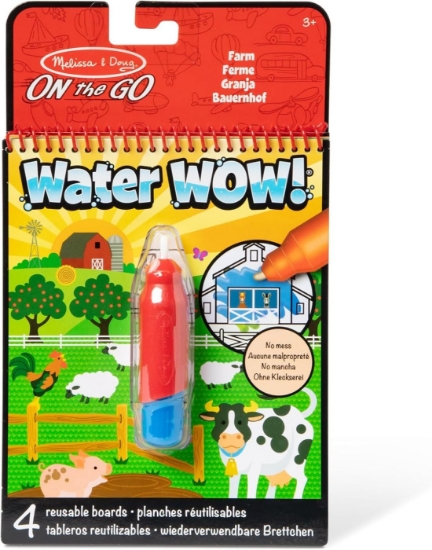 Imagine MELISSA AND DOUG WATER WOW CARTE DE COLORAT FERMA