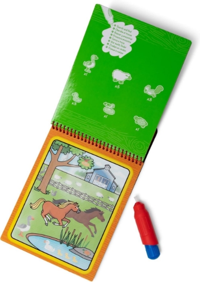 Imagine MELISSA AND DOUG WATER WOW CARTE DE COLORAT FERMA