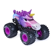 Imagine MONSTER JAM LEGACY TRUCKS MASINUTA METALICA SPARKLE SMASH SCARA 1 LA 64