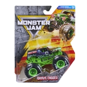 Imagine MONSTER JAM LEGACY TRUCKS MASINUTA METALICA GRAVE DIGGER SCARA 1 LA 64