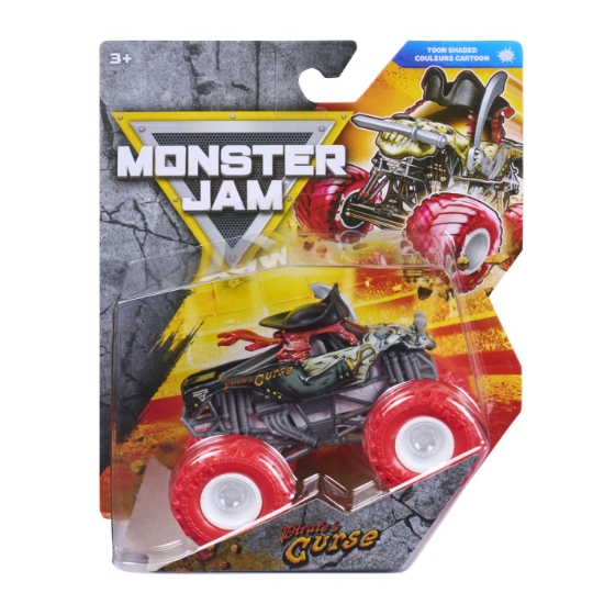 Imagine MONSTER JAM TOON SHADED MASINUTA METALICA PIRATES CURSE SCARA 1 LA 64