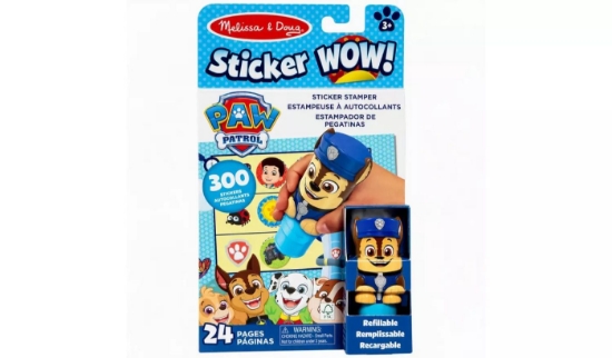 Imagine MELISSA AND DOUG STICKER WOW PATRULA CATELUSILOR SET DE JOACA AUTOCOLANTE SI STAMPILA CHASE