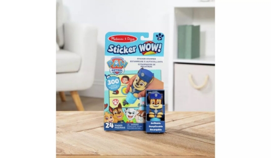 Imagine MELISSA AND DOUG STICKER WOW PATRULA CATELUSILOR SET DE JOACA AUTOCOLANTE SI STAMPILA CHASE