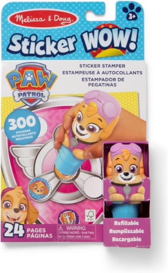 Imagine MELISSA AND DOUG STICKER WOW PATRULA CATELUSILOR SET DE JOACA AUTOCOLANTE SI STAMPILA SKYE