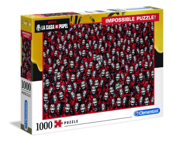 Imagine PUZZLE IMPOSSIBLE LA CASA DE PAPEL 1000 DE PIESE CLEMENTONI