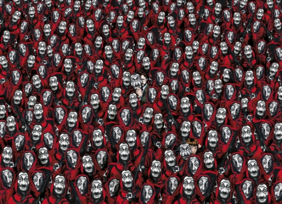 Imagine PUZZLE IMPOSSIBLE LA CASA DE PAPEL 1000 DE PIESE CLEMENTONI