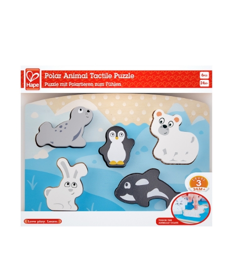 Imagine HAPE PUZZLE TACTIL - ANIMALELE POLARE