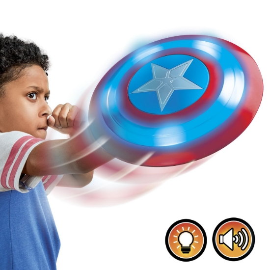 Imagine MARVEL AVENGERS DOOMSDAY SCUTUL LUI CAPTAIN AMERICA CU LUMINI SI SUNETE 