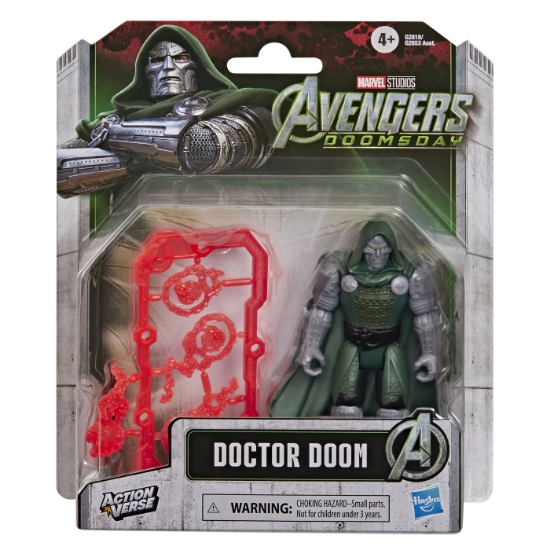 Imagine MARVEL AVENGERS DOOMSDAY ACTION VERSE SET FIGURINA DOCTOR DOOM SI ACCESORII