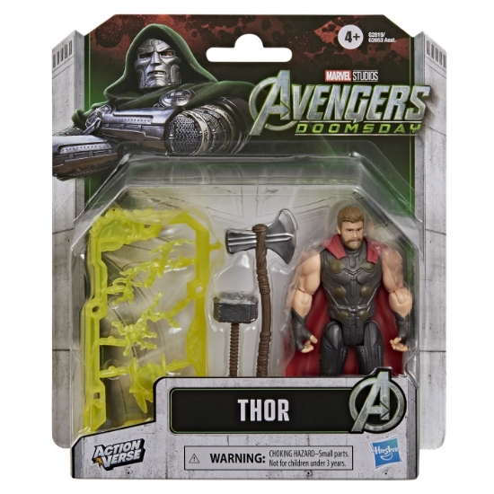 Imagine MARVEL AVENGERS DOOMSDAY ACTION VERSE SET FIGURINA THOR SI ACCESORII