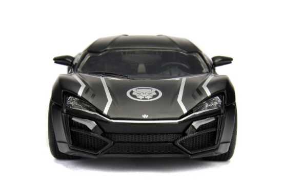 Imagine MASINUTA MARVEL AVENGERS LYKAN HYPERSPORT BLACK PANTHER SCARA 1 LA 24