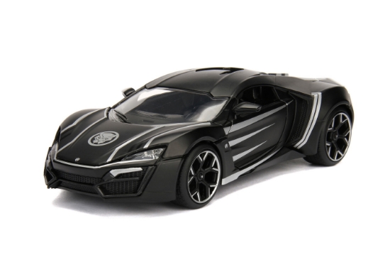 Imagine MASINUTA MARVEL AVENGERS LYKAN HYPERSPORT BLACK PANTHER SCARA 1 LA 24