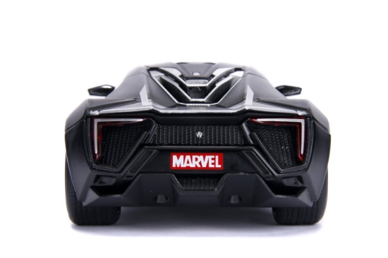 Imagine MASINUTA MARVEL AVENGERS LYKAN HYPERSPORT BLACK PANTHER SCARA 1 LA 24