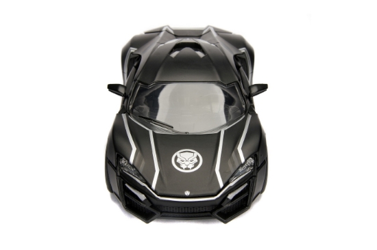Imagine MASINUTA MARVEL AVENGERS LYKAN HYPERSPORT BLACK PANTHER SCARA 1 LA 24