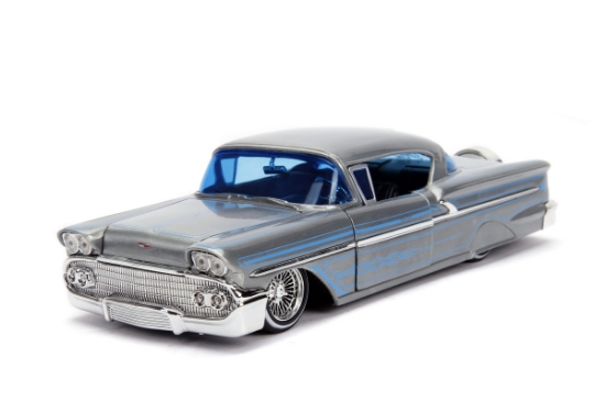 Imagine MACHETA METALICA CHEVY IMPALA HARD TOP 1958 SCARA 1 LA 24