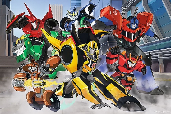 Imagine PUZZLE TREFL 100 ECHIPA TRANSFORMERS