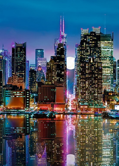 Imagine PUZZLE TREFL 500 LUNA PLINA IN MANHATTAN