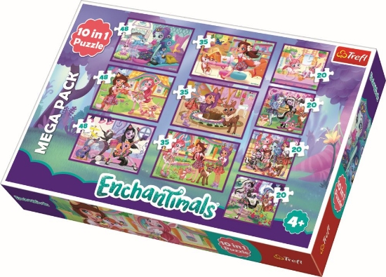 Imagine PUZZLE TREFL 10IN1 AVENTURILE ENCHANTIMALS