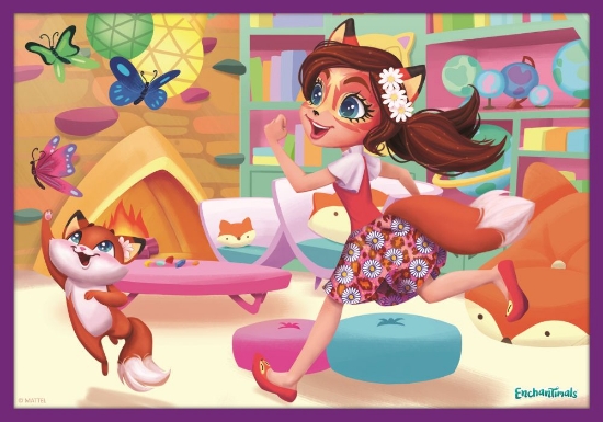 Imagine PUZZLE TREFL 10IN1 AVENTURILE ENCHANTIMALS