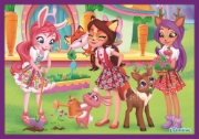 Imagine PUZZLE TREFL 10IN1 AVENTURILE ENCHANTIMALS