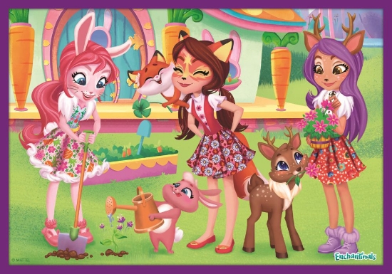 Imagine PUZZLE TREFL 10IN1 AVENTURILE ENCHANTIMALS