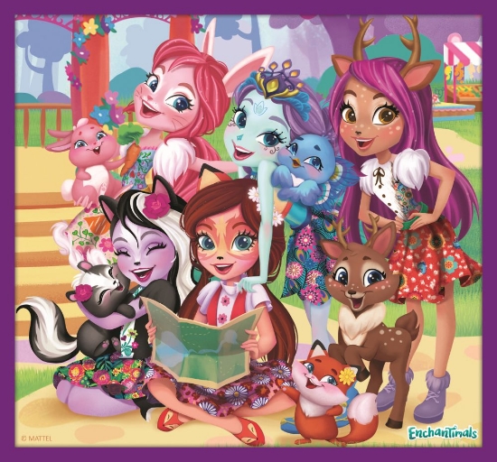 Imagine PUZZLE TREFL 10IN1 AVENTURILE ENCHANTIMALS