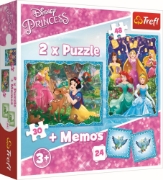 Imagine PUZZLE TREFL 2IN1 MEMO MINUNATA LUME A PRINTESELOR