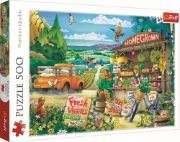 Imagine PUZZLE TREFL 500 DIMINEATA LA TARA