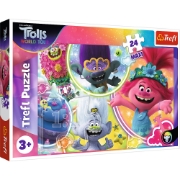 Imagine PUZZLE TREFL 24 MAXI LUMEA MUZICALA A TROLILOR