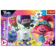 Imagine PUZZLE TREFL 24 MAXI LUMEA MUZICALA A TROLILOR