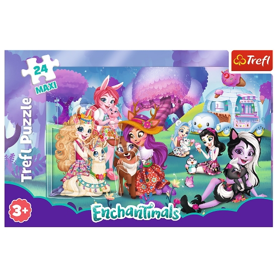 Imagine PUZZLE TREFL 24 MAXI FAMILIA ENCHANTIMALS