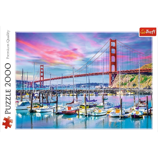 Imagine PUZZLE TREFL 2000 GOLDEN GATE SAN FRANCISCO